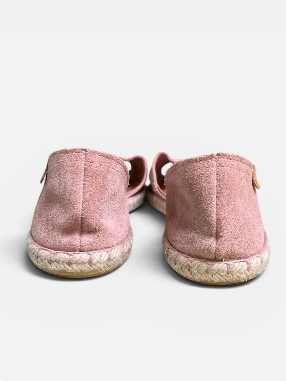 Verbenas Cruz Peep-toe Espadrille Flat in Antique Rose Size EU 38 LIKE NEW